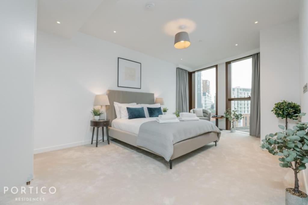 Portico Residences - Beautiful 2 Bed With Pool In Nine Elms Appartamento *
